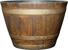 Fioriera botte whisky finitura