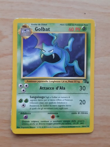 Golbat carta pokémon - carta,