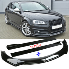 Spoiler spada spoiler anteriore labbro anteriore + minigonne laterali per Audi A3 S-Line 8P