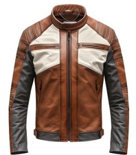 Giacca uomo marrone vera pelle