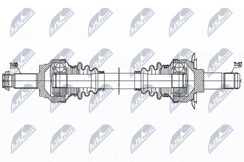 Semiasse nty 810mm - nty,