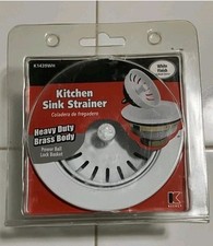 Keeney K1439WH Cestello elettrico a sfera per lavandino in ottone fuso filettato profondo, completo. SW