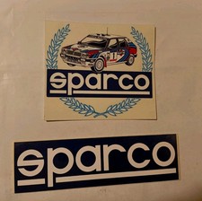 2 Adesivi Sparco Lancia Delta