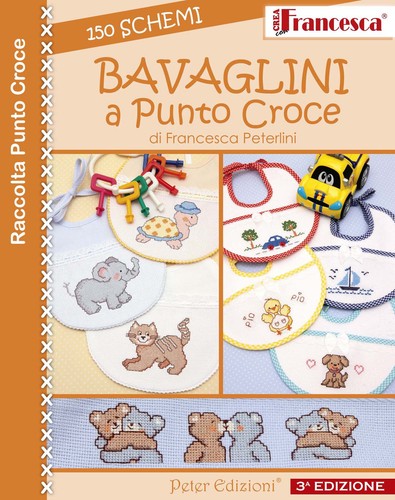 Bavaglini punto croce 150 - croce.,