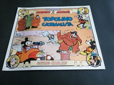 MICKEY MOUSE TOPOLINO GIORNALISTA SPECIAL MONGO 86 EDIZ. COMIC ART