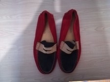 Mocassini Uomo 44 Camoscio Bicolore