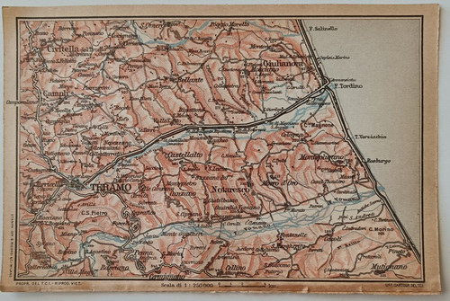 Carta geografica vintage - carta,