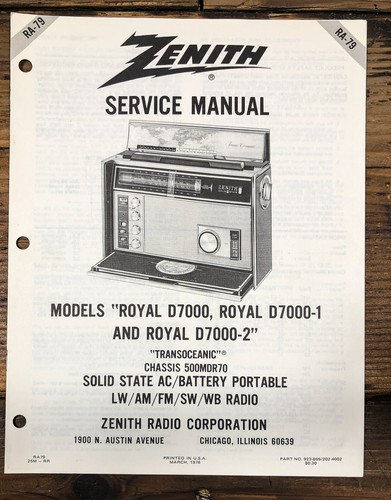 Zenith royal d7000 - zenith,
