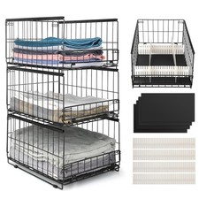 Wuciray Set di 3 Cassetti per