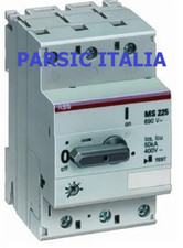 Interruttore Salvamotore MS 225 ABB MS225 690V 50kA 6,3A PROTEZIONE MOTORE