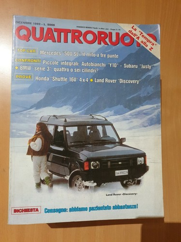Quattroruote annata 1989 11 - annata,