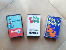 BENITO URGU LOTTO 3 MC CASSETTE TAPE RISO IN SCATOLA LATTE E COZZE TONTEDDU 80