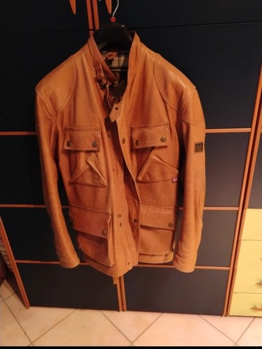 Belstaff pelle marrone - pelle,
