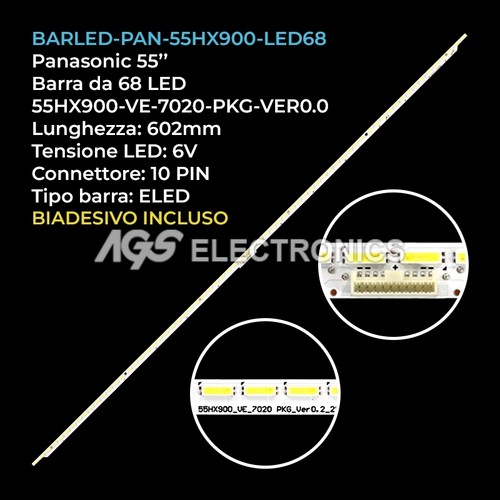 Barra strip led tv - strip, 68
