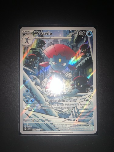 Pokemon carta weavile - carta,