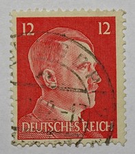 Francobollo 12 Adolf Hitler