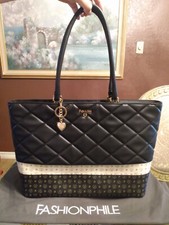 Black POLLINI Quilted Leather