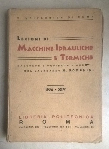 Lezioni macchine idrauliche - di,