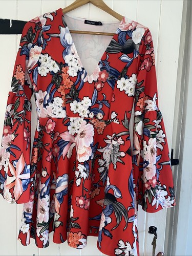Mini abito donna rosso boohoo - mini,