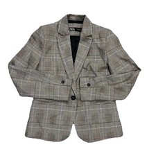 Blazer Zara Collo Donna Taglia