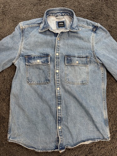 Camicia jeans denim - , blu