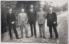 30731 Foto Cartolina 5 Uomini
