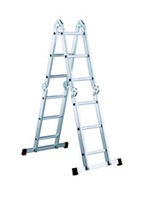 SVELT, Scala Multiposizione 4 POSIZIONI Telescopica, MODELLO SCALA LADY 12 Pioli