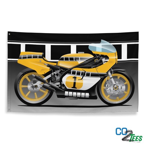 Bandiera corsa yamaha - bandiera, da