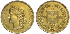 SVIZZERA - MARENGO 20 FRANCHI