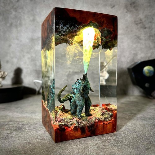 Luce notturna resina fatta - luce,