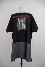 ERICK EVANS ABITO VESTITO DONNA TG S/ M DRESS WOMAN ITALY COTONE OVERSIZE NERO