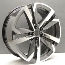 CERCHIO IN LEGA SKODA KAMIQ 18" URSA MONTE CARLO GRIGIO OEM 657601025AS ORIGINALE X1