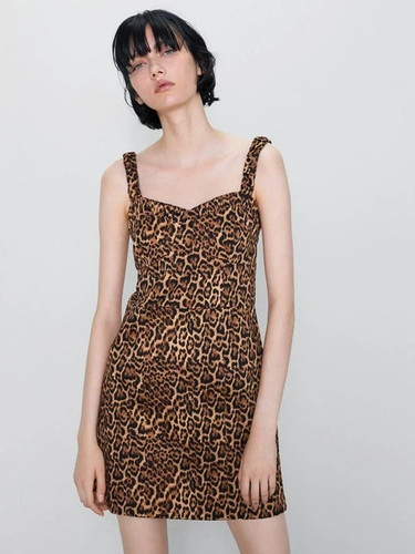 Mini abito zara leopardato - mini,