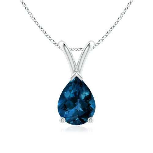 Collana con ciondolo topazio