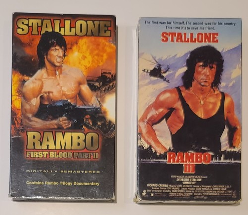 Rambo vhs movie - rambo, bundle