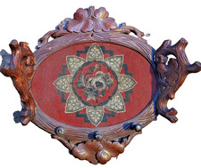 ANTICO APPENDIABITI IN NOCE