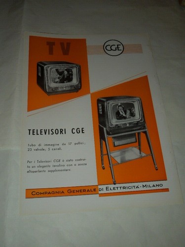 Televisore tuba da 17 - c.g.e.,