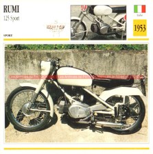 Rumi 125 sport 1953 fiche - sport,