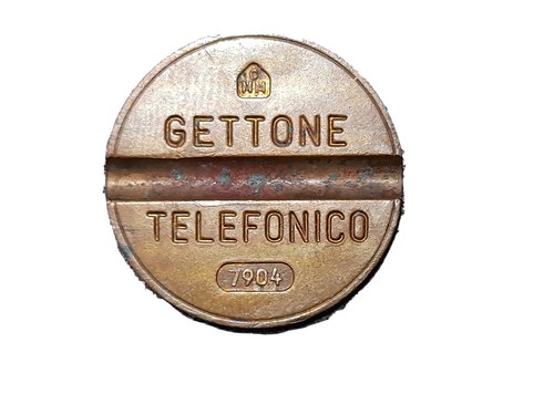 Gettone telefonico raro 7904 - gettone,