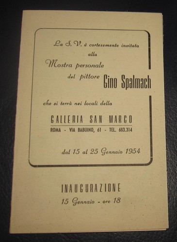 1954 gino spalmach galleria - gino,