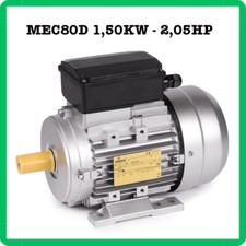 motore elettrico monofase asincrono 2800 giri 2 poli per compressore hp mec80d c
