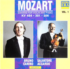 WOLFGANG AMADÉ MOZART - SONATE PER VIOLINO E PIANO KV 454 301 306 526 296 305 2C