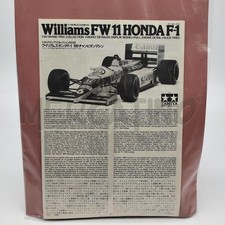 WILLIAMS FW 11 HONDA F1 TAMIYA