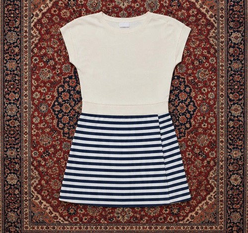 Abito ragazza beige con - da,