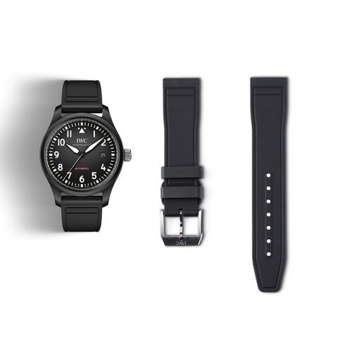 Cinturino gomma iwc nero - gomma, 20