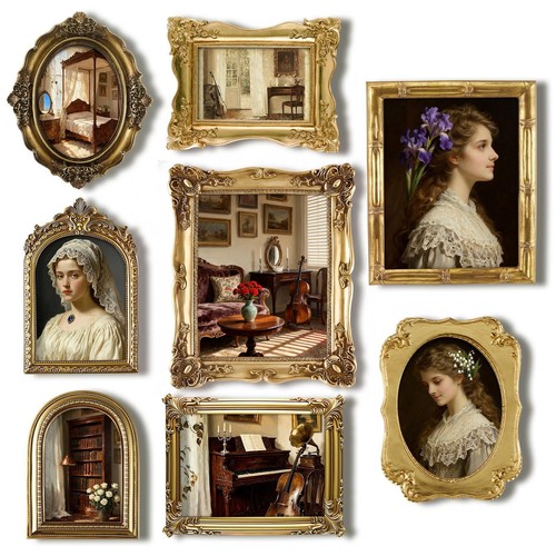 Pezzi quadro vintage x - quadro, 10
