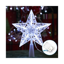 Puntale a stella luminoso per