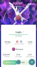 Pokemon Shiny Dynamax Lugia - P T C Mini GO - Leggi Descrizione Articolo