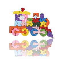 3D PUZZLE LEGNO FORMA DI TRENO