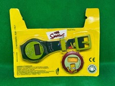 NUTELLA FERRERO OROLOGIO SIMPSON IN PLASTICA PUBBLICITARIO VINTAGE GADGET 1999